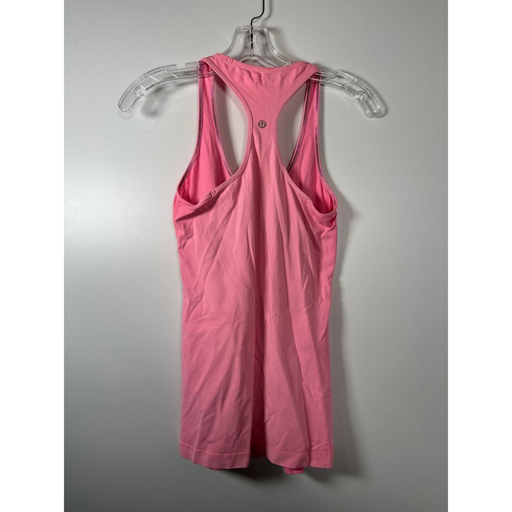 Pink Lululemon Tank Tops Athletic Racerbacks Slim Fit Yoga‎ Size 6 Casual Gym - Picture 7 of 10